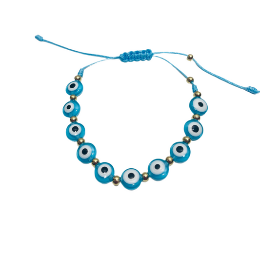turquoise evil eye bracelet