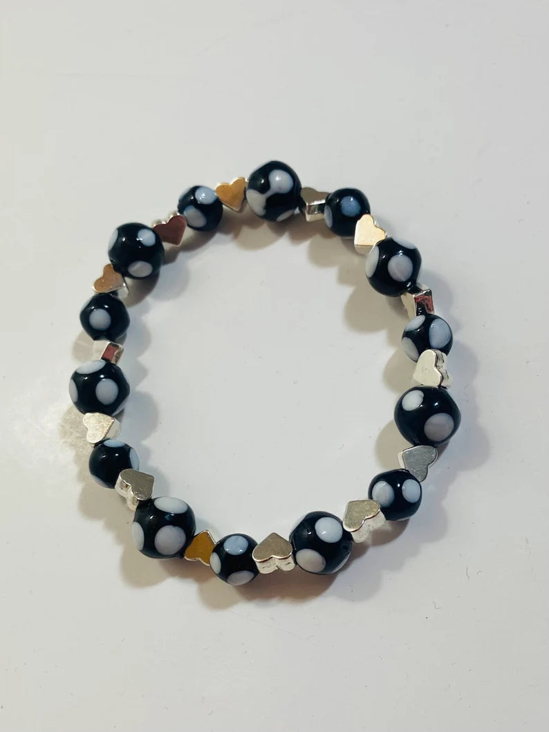 Silver heart contadiojo bracalet