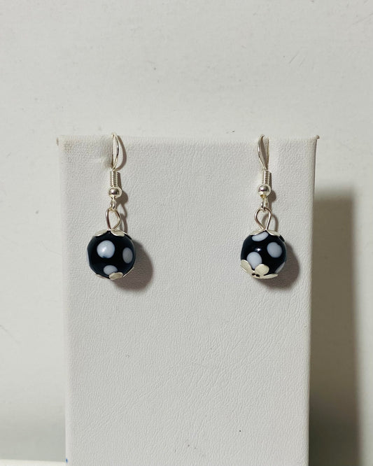 Ball contadiojo drop earrings