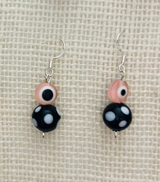 Pink Contadiojo earrings